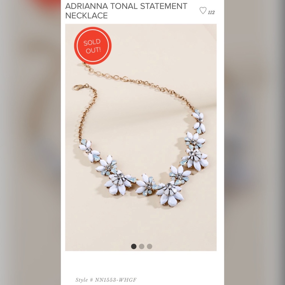 ADRIANNA TONAL STATEMENT NECKLACE
FRANCESCA’S - Picture 2 of 7